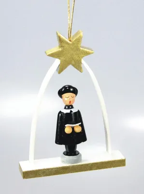 Produktbild von Baumbehang Kurrendefigur mit Buch Höhe 6,5cm NEU