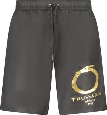 Produktbild von Trussardi Herren Schwarze Kurze Hose : Farbe - Schwarz, Größe - M Größe: M Farbe: Schwarz