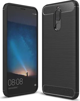 Image de Housse en TPU pour Huawei Mate 10 Lite Housse de protection pour téléphone portable Aspect carbone Case de protection