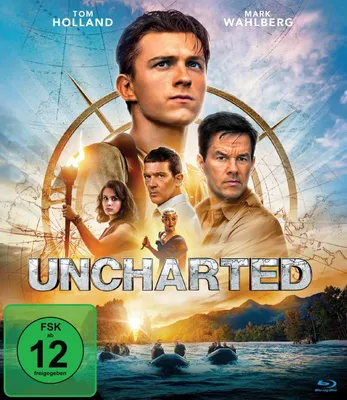 Produktbild von PLAION Uncharted, Film, Blu-ray, Deutsch, Englisch, 116 min, Uncharted, Abenteuer