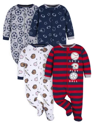 Productafbeelding van Gerber babyrompertjes voor jongens, set van 4