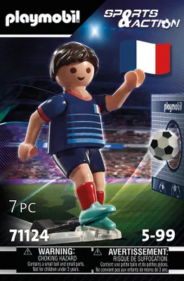 Image de PLAYMOBIL Sports & Action 71124 Joueur de football France