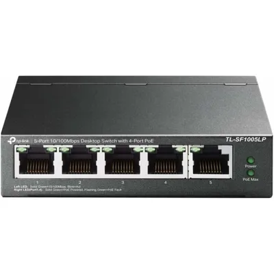 Zdjęcie produktu dla TP-LINK TL-SF1005LP - Niezarządzalny - Fast Ethernet (10/100) - Power over Ethernet (PoE)