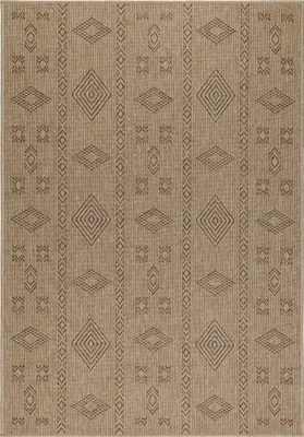 Produktbild von Villa Möbel Dhaeno Terrasse, Garten-Teppich, Outdoorteppich, Rechteckig, Vintage, Farbe:Schwarz, Grösse:280x370 cm