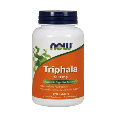Produktbild von NOW Foods - Triphala, 500mg, 120 Tabletten