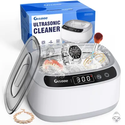 Produktbild von Ultraschallreiniger 680ML Ultraschallreinigungsgerät 45KHz mit digitalem Timer, Brillenreinigungsgerät für Brillen, Schmuck, Zahnschiene, Münzen