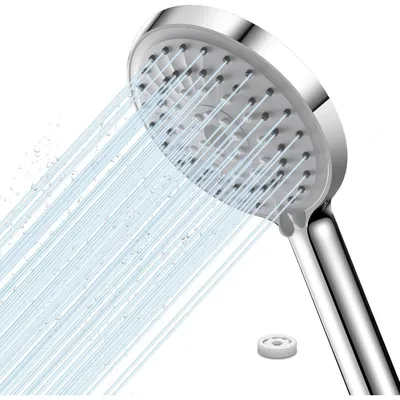 Produktbild von Duschkopf Wassersparend 5 Strahlarten Chrom