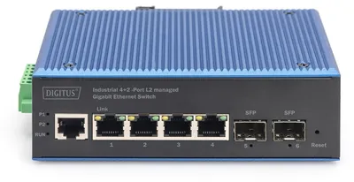 Obrázok produktu pre Digitus DN-651154, Riadený, L2, Gigabit Ethernet (10/100/1000), Plne duplexný režim