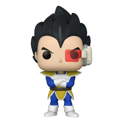 A Funko Pop! vinyl figure of Vegeta from Dragon Ball Z.
