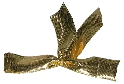 Produktbild von 10 Gold Fertigschleife m Clip
