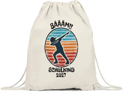 Produktbild von Bääm! Schulkind 2027 Turnbeutel Einschulung Geschenk Schulanfang Schule