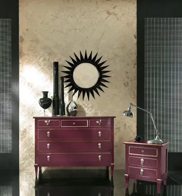Produktbild von Kommode Holz Italienische Stil Möbel Luxus Kommoden Stil Klassisch Sideboard Neu