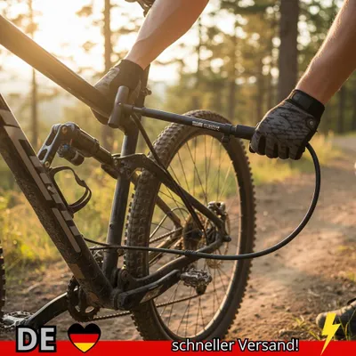 Produktbild von ThinkRider Tragbare Hochdruck-Fahrradluftpumpe mit 350 Psi und Manometer für