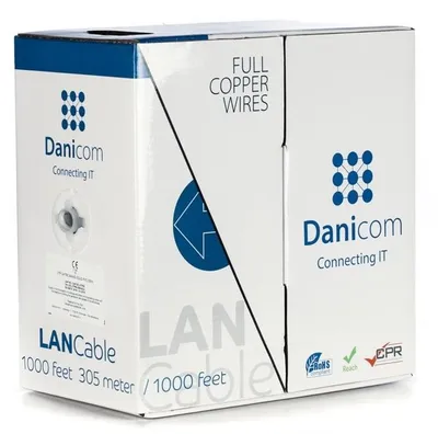 Produktbild von DANICOM CAT5E UTP 305m Starrleiter -  LSZH (Dca)