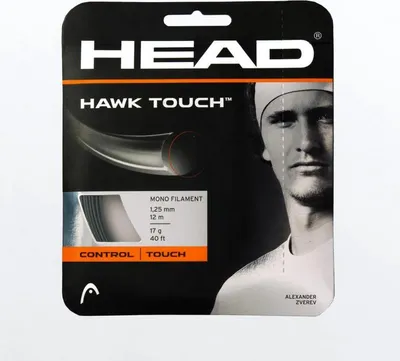 Produktbild von Head Racket Hawk Touch 12 M Einzelne Tennissaite Schwarz 1.30 mm Schwarz 1.30 mm