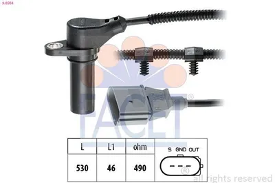 Produktbild von FACET 9.0504 Kurbelwellensensor Impulsgeber für VW Golf IV Schrägheck (1J1)