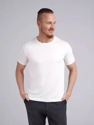 Weiß T-Shirt aus Bambus - TOLLzWOOD