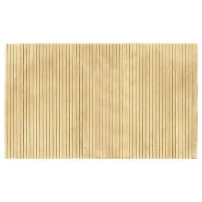 Produktbild von vidaXL Teppich Rechteckig Hell Natur 60x100 cm Bambus