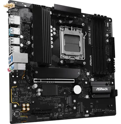 Obrázok produktu pre Asrock B850M Pro-A WiFi, AMD, Pätica AM5, AMD Ryzen 7000 Series, AMD Ryzen 8000 Series, AMD Ryzen 9000 Series, Pätica AM5, DDR5-SDRAM, 256 GB