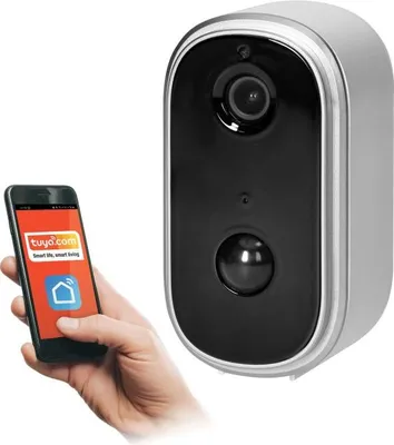 Immagine prodotto di Telecamera IP wireless per esterni con WiFi, Tuya, IP65, interfono, memoria, OR-MT-ME-1809