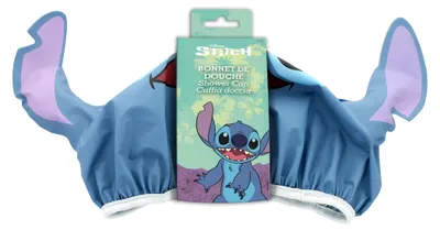 Produktbild von Disney – Duschhaube Stitch mit Ohren – Wasserdichte Badekappe – Für Erwachsene u