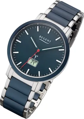 A close-up studio shot of a men's watch.