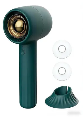 Immagine prodotto di Mini ventilatore portatile - Piccolo ventilatore da tavolo - Ricaricabile - Ideale per viaggi e uso interno