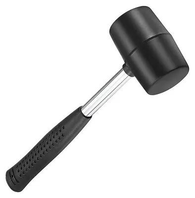 Produktbild von Gummihammer 450g, 25 cm Gesamtlänge, Oberflächenschutz, für Fliesen- und Steinmetzarbeiten