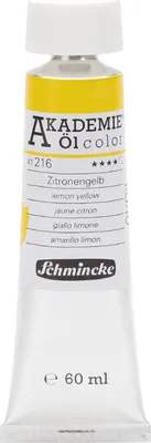 Produktbild von Schmincke 60ml AKADEMIE Öl color Zitronengelb Öl 41 216 011