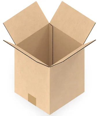 Produktbild von KK Verpackungen 100 Stück Versandkartons 200 x 200 x 250 mm Kartons 1-wellig, Faltkartons