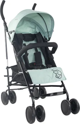 Produktbild von Mobiclinic Kinderwagen faltbar Buggy Verstellbare Rückenlehne Doppeltes Sicherheitssystem Abnehmbare Räder Elefant