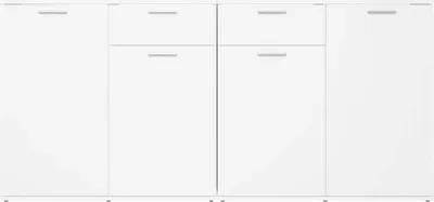 Produktbild von vidaXL Sideboard Weiß 160x36x75 cm Holzwerkstoff