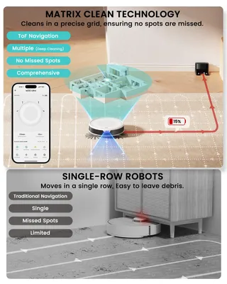 Produktbild von Lefant M310 Ultra Saugroboter Wischroboter LiDAR Navigation 6000Pa App-Steuerung Staubsauger Roboter