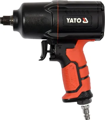Obrázok produktu pre Yato YT-09544 - Vzduchový račňový kľúč - čierny - oranžový - 1/2 palca - 7000 ot/min - 1700 Nm - 198 l/min