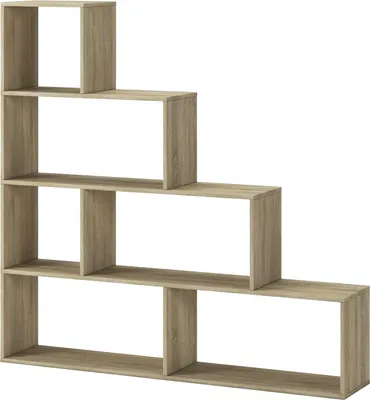 Produktbild von Serole - Regal, 145x28x143h cm, Braun Eiche, 3 Böden