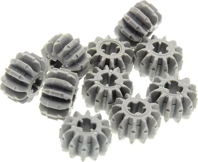 10x Lego Technic Roue dentée Z12 noire 12 dents Roue Gear