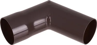 Produktbild von Renoplast Aluminium Dachrinnensystem R50, Fallrohrbögen, Ecke 87°, DN 40 mm, Braun