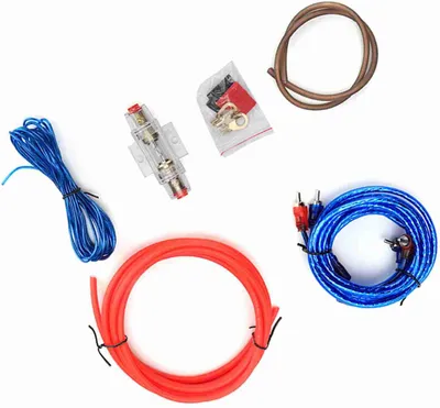 Zdjęcie produktu dla Samochodowy wzmacniacz mocy 10GA Subwoofer Głośniki audio Zamienny zestaw przewodów ze stopu cynku