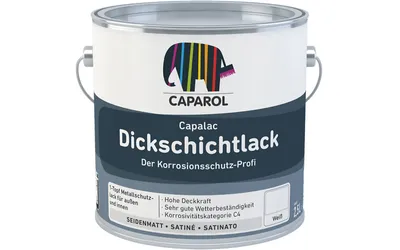 Produktbild von Caparol Capalac Dickschichtlack RAL 9007 Glimmer Graualuminium 0,75 L