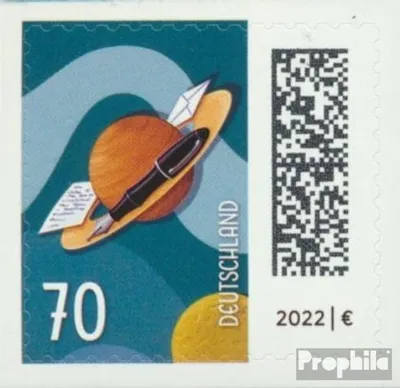 Produktbild von Briefmarken BRD 2022 Mi 3678I selbstklebende Ausgabe gestempelt Welt der Briefe