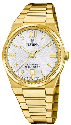 Zdjęcie produktu dla Festina Zegarek Rivé Swiss Made Gold & Silver