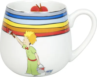 Produktbild von Könitz Porzellan 11 1 143 3036, Einzelbild, 0,4 l, Becher, Universal, Weiß, Mehrfarbig, Porzellan