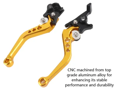 Obrázek produktu pro Dvojice hliníkových páček spojkové a bubnové brzdy pro motocykly vyrobených technologií CNC
