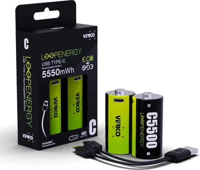 Obrázek produktu pro VERICO BTOV-A4N0A2-NN 2 VERICO Akkus mit Ladegerät LoopEnergy Baby C Baby C
