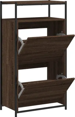 Immagine prodotto di Scarpiera Rovere Marrone 60x34x112 cm in Legno Multistrato
