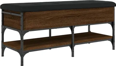 Productafbeelding van vidaXL schoenenkast, bruin, eikenlook, 102x42x45 cm, houtvezel