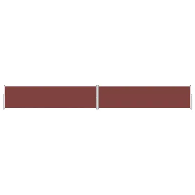 Immagine prodotto di vidaXL Tenda laterale estensibile marrone 160x1200 cm