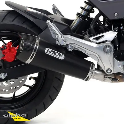 Produktbild von ARROW Auspuff DARK X-KONE Edelstahl für Yamaha MT-07 2014-2020 / MT-07 Tracer 2016-2017 / Tracer 700