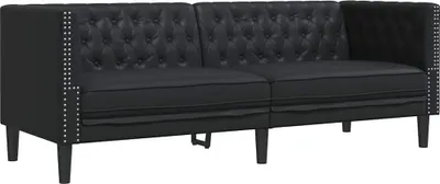 Produktbild von Sofa Schwarz 194 x 74,5 x 70,5 cm PVC