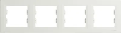 Produktbild von Schneider Electric ASFORA 4-Fach Rahmen Horizontal weiss EPH5800421D